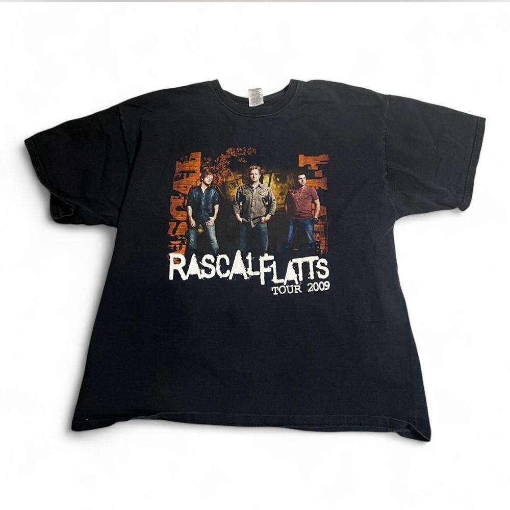 Jerzees Black Graphic Tee